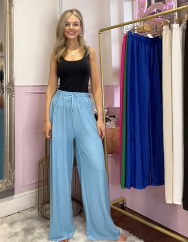 Carrie Lightweight Trousers > Sky