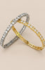 X Crossover Bangle / Silver