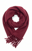 Winter Warmer Fluffy Scarf > Burgundy
