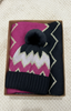 Geo Print Scarf and Hat Set > Pink