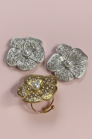 Flower Power Ring > Silver