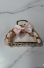 Ribbon and Metal Hair Clip