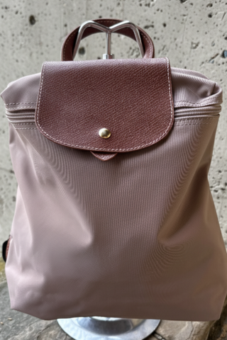 Classic Style Canvas Backpack > Beige
