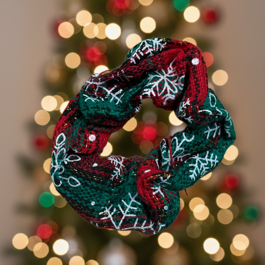 Deck Your Do Christmas Scrunchies