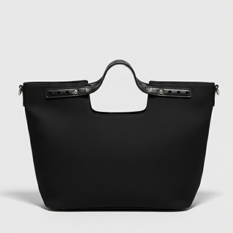 Canvas Style Laptop Bag >  Black