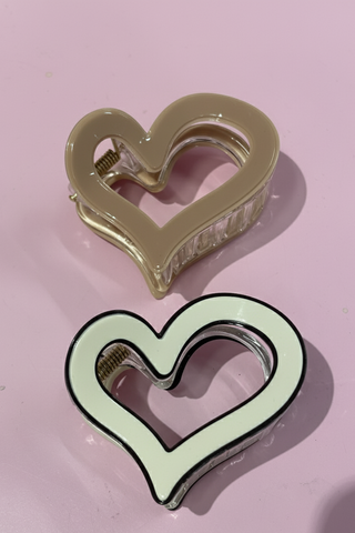 Classic Love Heart Hair Clips