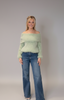 Chunky Knit Jumper > Mint Green