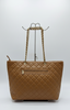 Quilted Shoulder Bag > Tan