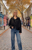 Suedette Slouchy Jacket > Black