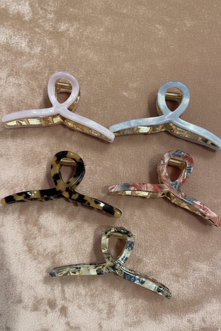 Shimmer Metal Small Hair Clip