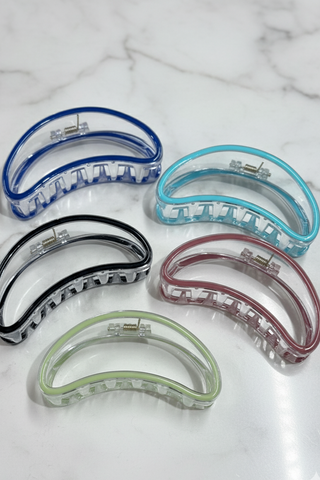 Plastic Bean Hair Clip