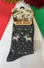 Reindeer Print Wool Blend Socks