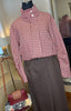 Gingham Drawstring Jacket