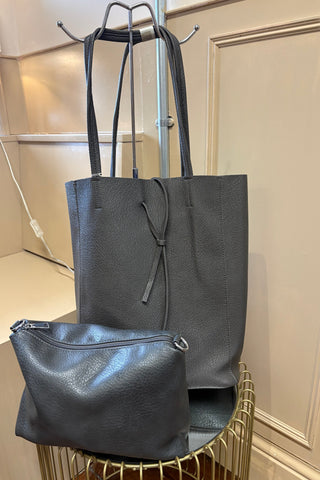 2-in-1 Shoulder Bag / Grey
