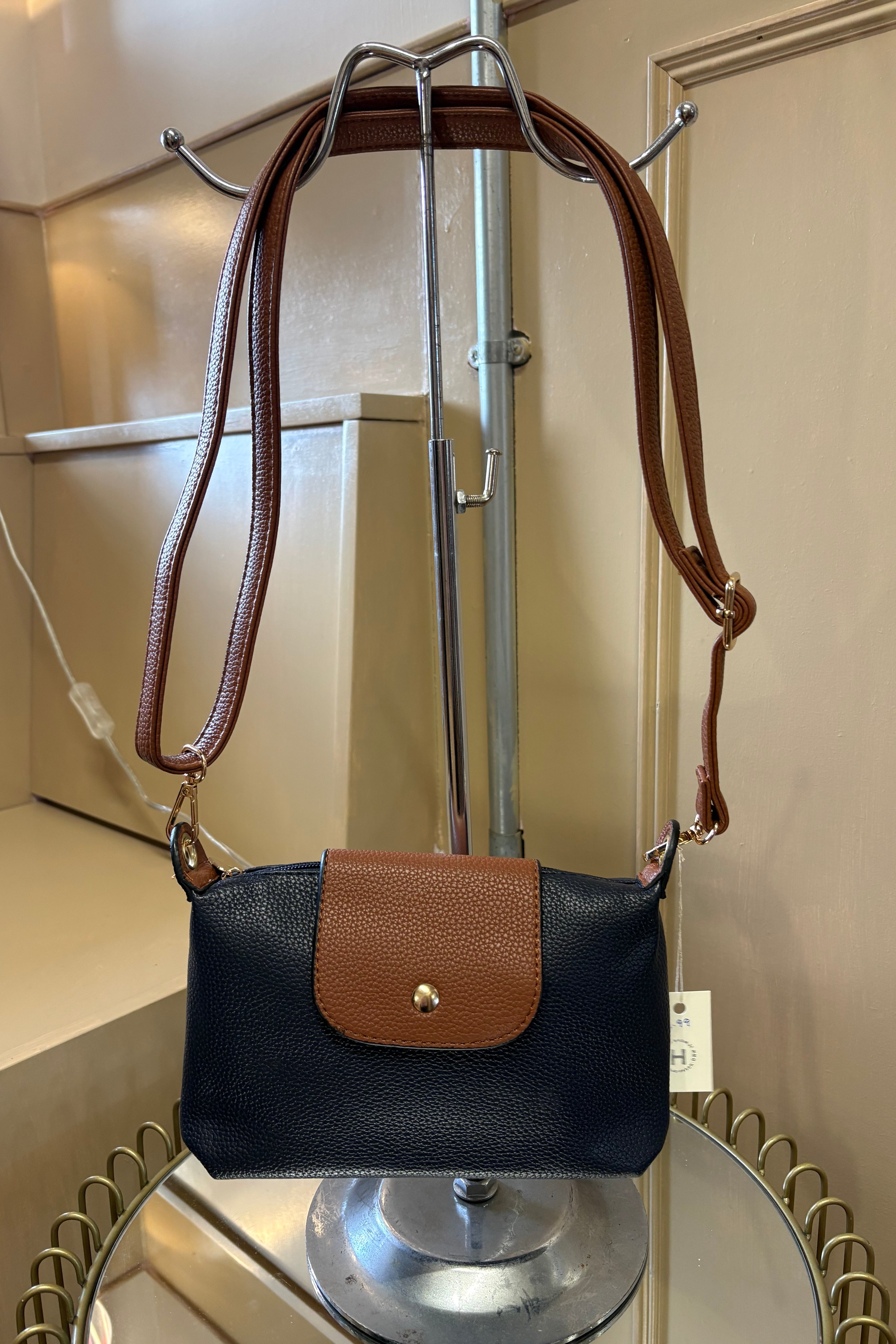 Small Cross-Body Bag - Navy
