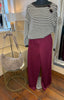 Striped Knit Jumper / Chocolate