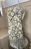 Leopard Print Scarf / Cream