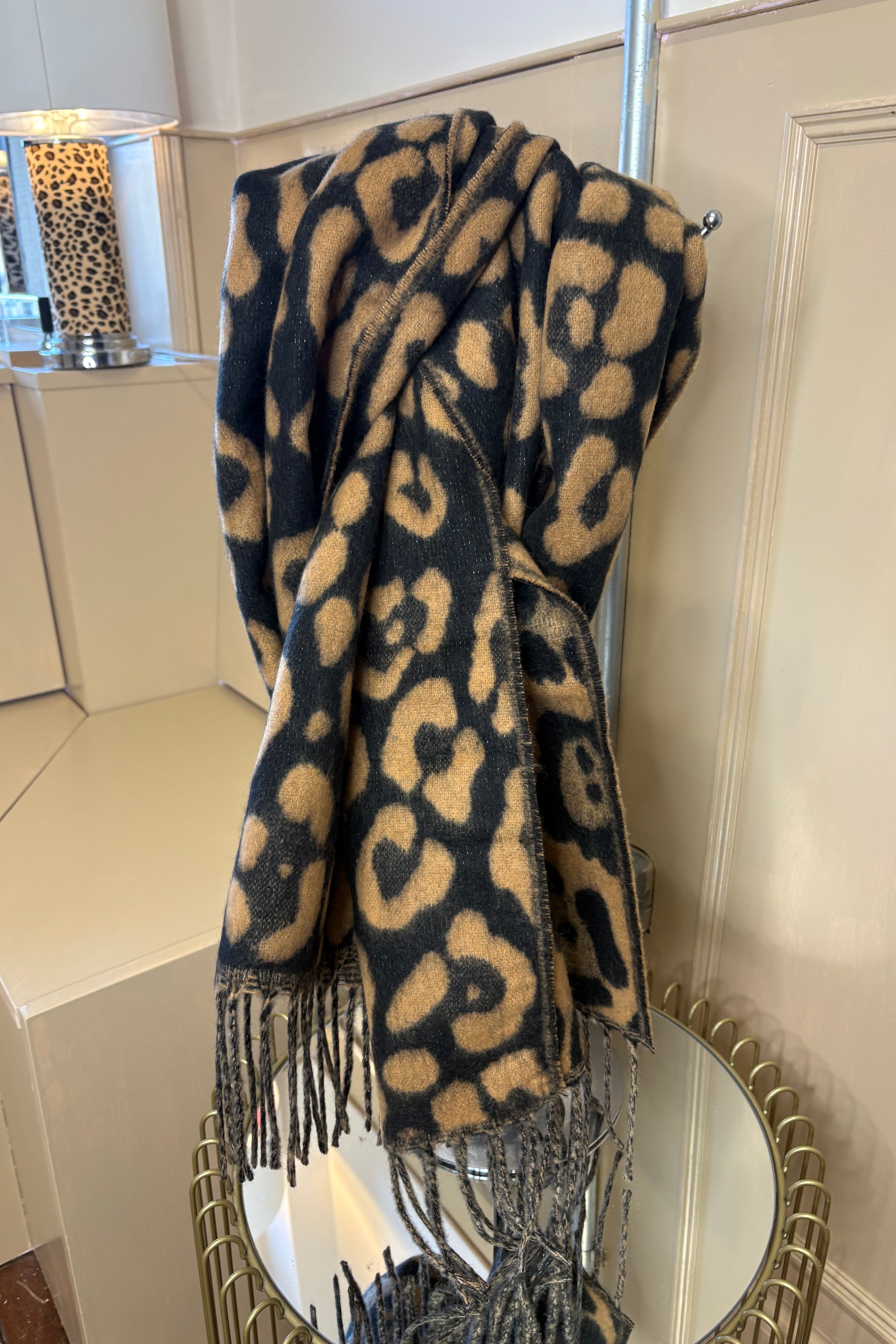 Leopard Print Scarf