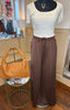 Wide Leg Jogger / Chocolate