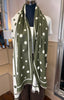 Two Tone Polka Dot Scarf