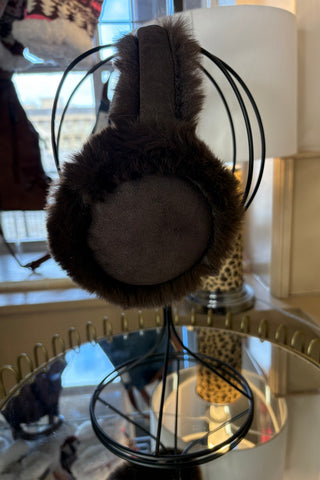 Faux Fur Earmuffs / Chocolate