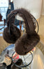 Faux Fur Earmuffs / Chocolate