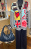 Patchwork Knit Cardigan