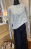 Sparkle Trim Slouchy Jumper