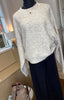 Sparkle Trim Slouchy Jumper