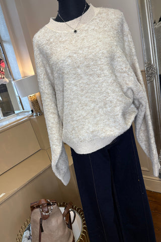 Sparkle Trim Slouchy Jumper