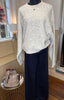 Sparkle Trim Slouchy Jumper