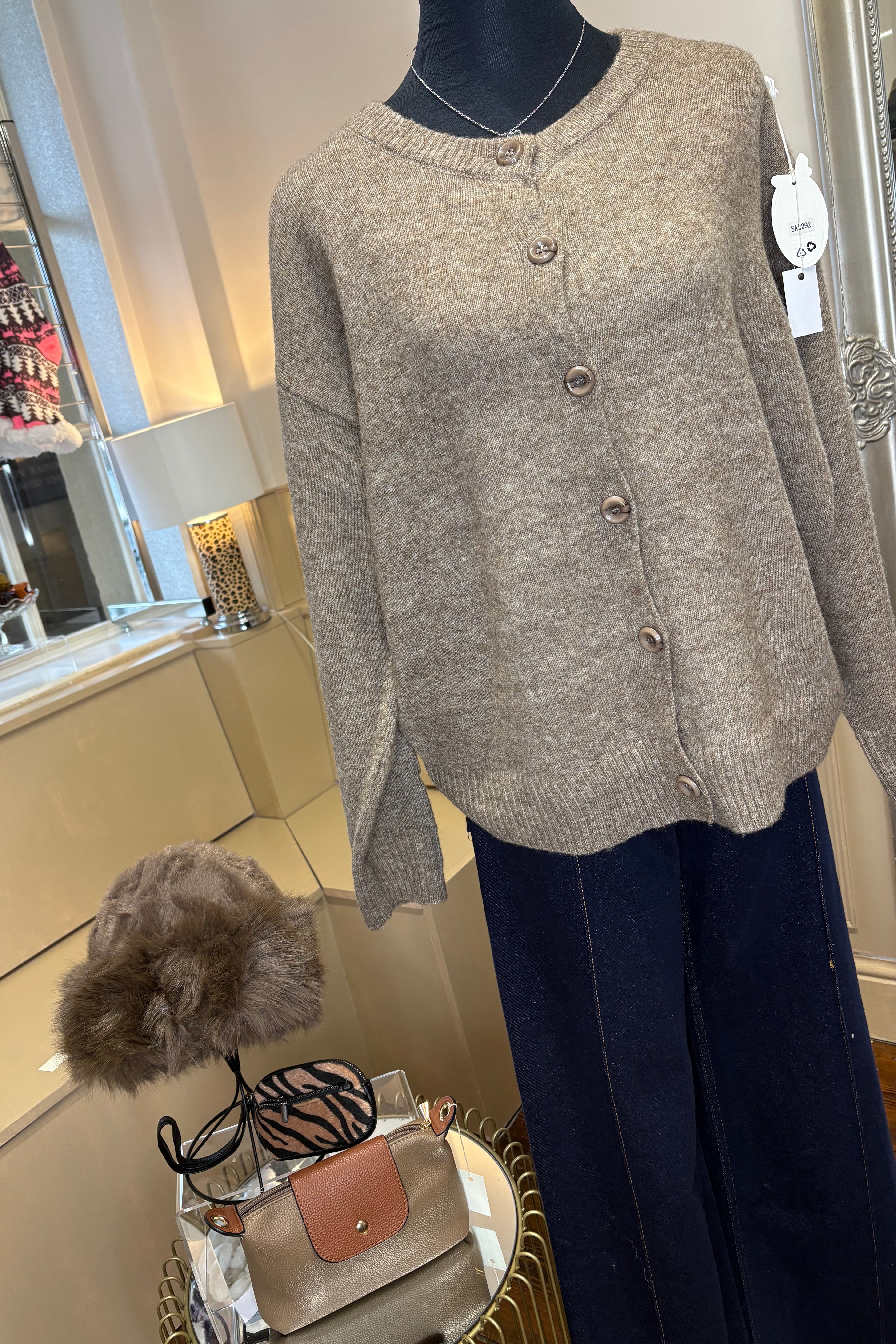 Everyday Button Front Cardigan