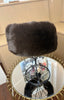 Faux Fur Head and Ear Warmer Headband - Chocolate