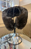 Faux Fur Head and Ear Warmer Headband - Chocolate