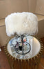 Faux Fur Head and Ear warmer Headband - Cream
