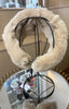 Faux Fur Head and Ear warmer Headband / Beige