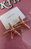 Starfish Earrings - Shimmering Pink