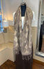 Diamond Checked Winter Scarf / Oatmeal
