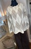Argyle Knit Jumper