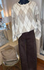 Argyle Knit Jumper