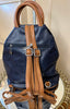 Contrasting Backpack / Navy
