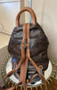 Contrasting Backpack / Chocolate Brown