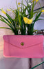 Real Leather Purse / Barbie Pink