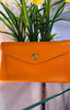 Real Leather Purse / Orange