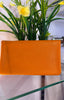 Real Leather Purse / Orange