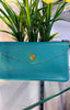 Real Leather Purse / Teal