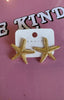Starfish Earrings Golden
