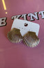 Simple Shell Earrings > Silver