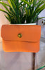 Small  Real Leather Purse / Peach