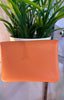 Small  Real Leather Purse / Peach